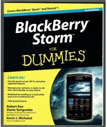 BlackBerry Storm For Dummies - Robert Kao (Paperback)NEW PHONE BOOK - £4.69 GBP