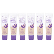 Pack of (6) New RIMMEL LONDON Stay Matte Liquid Mousse Foundation - Ivory - £28.68 GBP
