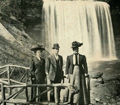 Minnehaha Falls Visitors in 1908 Minneapolis Minnesota MN UNP DB Postcard Unused - £5.49 GBP