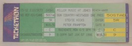 Stevie Nicks / Peter Frampton - Vintage 1986 Unused Whole Concert Ticket *Last 1 - £11.99 GBP