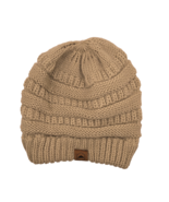 Tough Headwear outfitters Woman&#39;s Knitted Beige cable knit Soft Winter B... - $196.06 MXN