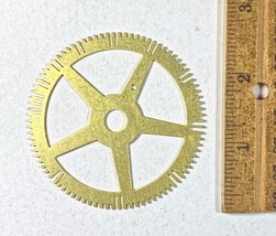 Antique Clock Movement Count Wheel  (66.27mm Dia, 8.53mm Inner Dia) (KD222) - $12.99