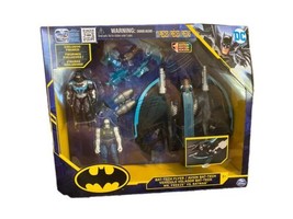 DC Batman Bat-Tech Flyer with 4&quot; Batman &amp; Mr. Freeze Action Figures - NEW SEALED - £19.68 GBP