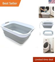 Durable 32L Pop-Up Laundry Basket - Collapsible &amp; Lightweight for Conven... - $868.71 MXN