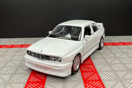 1/36 BMW M3 1987 Alloy Toys Car Model Metal Diecasts Toy For Gift White - £12.76 GBP