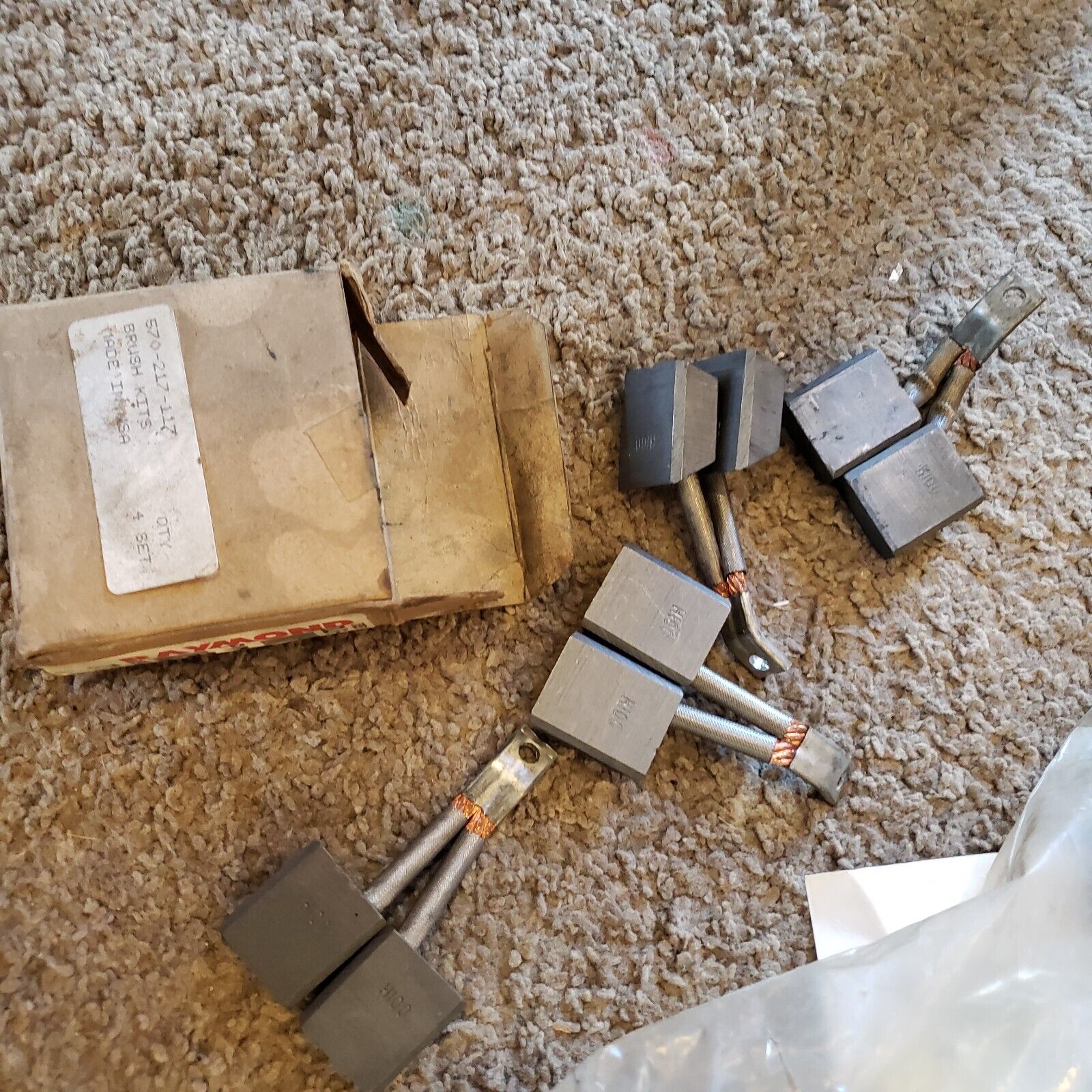 NEW Raymond 570-217/117 Brush Motor Set of 4 Forklift copy # 570217117 - $24.52