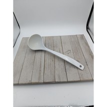 Melamine S-1077 White Ladle Spoon 12&quot; Taiwan - £7.89 GBP