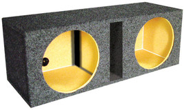 QPower Dual 12&quot; Slot-Ported Empty Woofer Enclosure - $167.71 CAD
