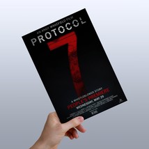PROTOCOL-7 movie poster 2024 Thriller Film Poster Wall Art Room Decor Gift - £8.56 GBP+