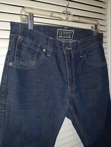 Levis 514 Jeans Men&#39;s 32X30 Slim Straight Droit Medium Dark Wash Denim - £21.99 GBP