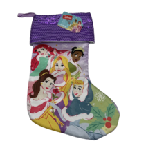 NWT Kids Christmas Stocking Disney Princesses Ariel Cinderella Jasmine T... - $5.90