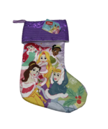 NWT Kids Christmas Stocking Disney Princesses Ariel Cinderella Jasmine T... - $5.90