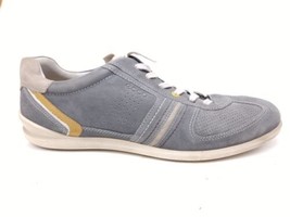 Ecco Mens Chandler Casual Sneakers Shoes Gray Leather Size 45 EU - 11-11.5 US - £31.12 GBP