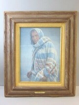 Vintage Framed &#39;Taos Indian&#39; Signed Print by James Fields E104 - £94.66 GBP