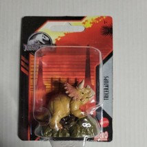 TRICERATOPS Jurassic World Park Micro Collection Mattel 2020 (Cake topper) - £3.69 GBP