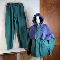 Mens Stearns Heavy Hooded 2-piece Rain Suit A few Spots Size Xl - $28.84