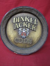 Vintage Dinkel Acker CD Pils Beer Hanging Sign Barrel - £30.57 GBP