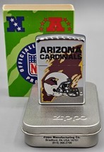 Vintage 1997 Nfl Phoenix Cardinals Chrome Zippo Lighter #455, New In Package - $46.74
