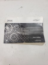CRUZEOLD  2016 Owners Manual 757659Tested - $55.44