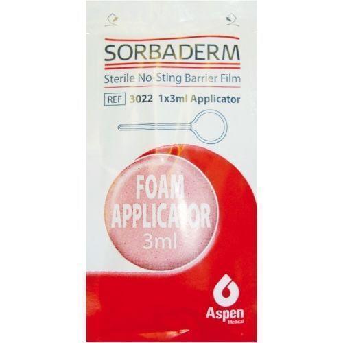 Sorbaderm No-Sting Barrier Film Foam Applicator x 5 x 3ml - $20.08