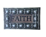 Midwest CBK Wall Decor Embossed Faith Tin Sign 14.5  by 8.75 inches NWT ... - $20.24