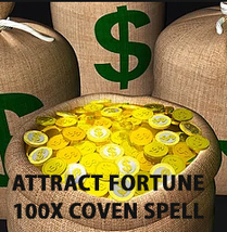 Haunted 100X COVEN CAST ATTRACT FORTUNE & RICHES EXTREME Magick WITCH Cassia4 image 2