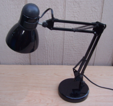 Drafting Desk Lamp Drafting Black Adjustable Arm Head Metal Light Articulating - £31.72 GBP