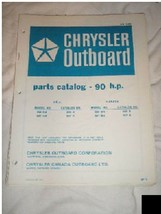 Chrysler Outboard Parts Catalog 90 HP - $10.38