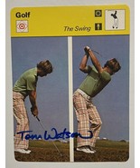 Tom Watson Autographed Vintage 1979 Sportscaster Card - $950.15 MXN