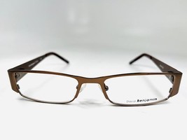 New David Benjamin DB-142 C2 Chocolate (Bronze) Eyeglasses 50/16/135 - $737.21 MXN