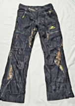 Mossy Oak Pants Boys Large Scent-Factor Camo Lightweight Youth hunting scentfree - £10.53 GBP