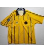Official Sports Soccer Referee Jersey Shirt Yellow/Black Mens XL USSF Pr... - £10.35 GBP