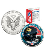 JACKSONVILLE JAGUARS 1 Oz American Silver Eagle $1 Coin Colorized NFL LI... - £66.14 GBP