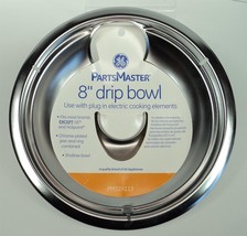 GE PartsMaster 8&quot; Chrome Plated Drip Bowl PM32X113 - New - £4.74 GBP