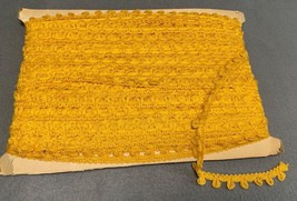 Yellow Pom Pom Trim Lace 156 Feet - $15.08