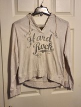 Hard Rock Cafe *Love all Serve all&quot; Hooded t-shirt long sleeve Orlando Fl - £15.56 GBP