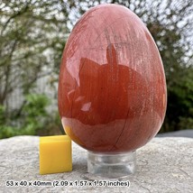 Red Jasper Egg for Vitality and Courage - $16.35