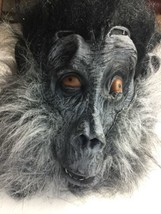 Adult Halloween/Cosplay Full Face Hair/Hairy Gorilla Latex Mask~Scary/Creepy - £19.53 GBP