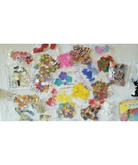 Huge Lot of Painted Wood Pieces Many Themes Craft Projects, Gift, Home D... - $68.58 CAD
