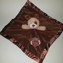 Baby Starters Brown Puppy Dog Lovey Plush Rattle Football First Round Draft Pick - $14.80