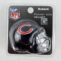 Chicago Bears NFL Helmet Riddell Pocket Pro Speed Style - $9.89