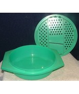 TUPPERWARE Jadite Green Grater Cheese Shredder With Bowl 786 - $7.91