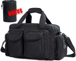 Pistol Range Bag Tactical Shooting Gun Ammo Mag Handguns Carry Storage Soft Case - £39.97 GBP+