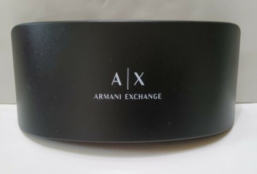 Armani Exchange AX Large Case for Glasses Sunglasses Black Hard Clam Shell - £9.74 GBP