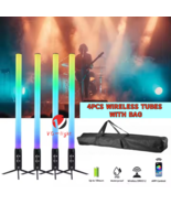 4XWireless DMX 360 LED Pixel Tube Full Color Battery Operated DJ Light f... - $17,007.31 MXN