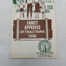Map Of South Dakotas Black Hills And Badlands Family Approve Attractions 1966 - £15.87 GBP