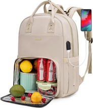 Lovevook Lunch Backpack Insulated Cooler Backpack, Waterproof Laptop, In... - £44.49 GBP