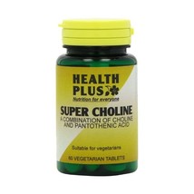 Health Plus Super Choline Vitamin B Supplement - 60 Tablets  - $15.00