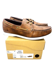Weatherproof Vintage Men&#39;s Benny Boat Shoes - Brown , Size US 8M *USED* - $23.97