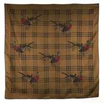 Burberry Of London Silk Scarf Nova Check Women Shawl Babushka Wrapped Head scarf - £199.37 GBP